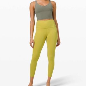 LULU LEMON LEGGINGS / brand new / yellow / Align crop 23’’ /